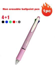 (不可擦拭) 5合1書寫工具 - 1支筆 + 0.7mm 黑/藍/紅/綠墨水替芯 + 0.7mm 墨水替芯，適合標記與筆記，完美適用於學校與辦公室使用。多色，適合學校、辦公室與藝術創作 - A - 查看 14