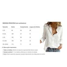 Women's Cotton Linen Blouse With Long Sleeves, Plus Size - White 1 - View 8