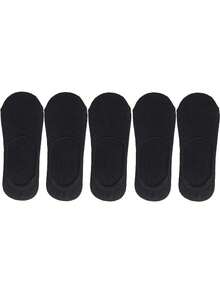1/5/10/15/30 pares de calcetines deportivos neutros, calcetines de tobillo blanco/negro/gris, unicolor estilo minimalista, adecuados para uso casual diario - Multicolor - Ver 11