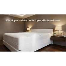 Zippered Mattress Encasement, Mattress Cover Protector, Breathable Waterproof Bed Sheet Skin? Friendly Knit Deep Pocket Sheet Cover- (Depth 14''-15'', King 76''x80'') - King + Depth 14''-15'' - View 6