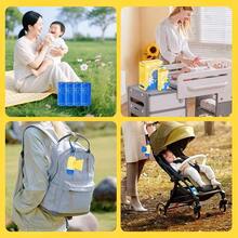 240 piezas + Dispensador, Bolsas desechables para pañales | Bolsas para pañales de bebé | Bolsas para desechos de maternidad y bebé, a prueba de fugas, mantiene el hogar fresco, higiene al aire libre - Multicolor - Ver 5