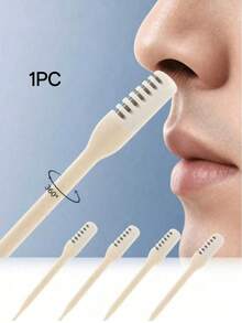 7/5/3/2/1pc Nose & Ear Hair Trimmer, Easy Cleaning, Dual Use For Nose/Ear Hair Removal, 360° Degree Rotating Design, Unisex - Multicolor - View 8