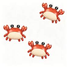 Cartoon Crab Aluminum Foil Balloon Set, Underwater Theme Birthday Party Atmosphere Decoration Balloons - 多色 - 查看 6