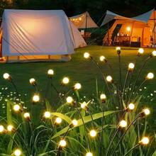 2pcs Solar Garden Lights, Star Burst Swaying Lights - Sway With The Wind, Outdoor Decorative Solar Lights, RGB Color Changing Lights, Suitable For Yard, Patio, Pathway Decoration - Solar - View 5