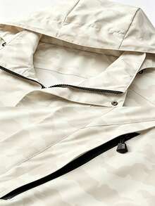 Women's Camouflage Jacket, Loose Casual Couple Sports Sweatshirt Coat White - White - View 5