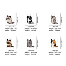 Cartoon Loading Cats Soft Enamel Pin Men Lapel Pins For Backpack Jewelry Women Brooch For Clothes Badges Pins Accessories - Black - View 3