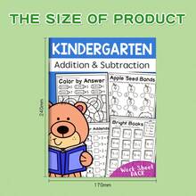 20 Pieces, Addition And Subtraction Within 20, Mental Math Practice Workbook, Picture-Based Decomposition Calculation, Arithmetic Problem Book, Number Line Addition And Subtraction Specialized Exercise Book, Includes Number Fill-In-The-Blanks, Intuitive Understanding Of Calculation Logic With Number Line, Thick Paper For Smooth Writing, Essential Teaching Aid For Back To School, Suitable For Holiday Gifts And Home Practice. - Multicolor - View 10