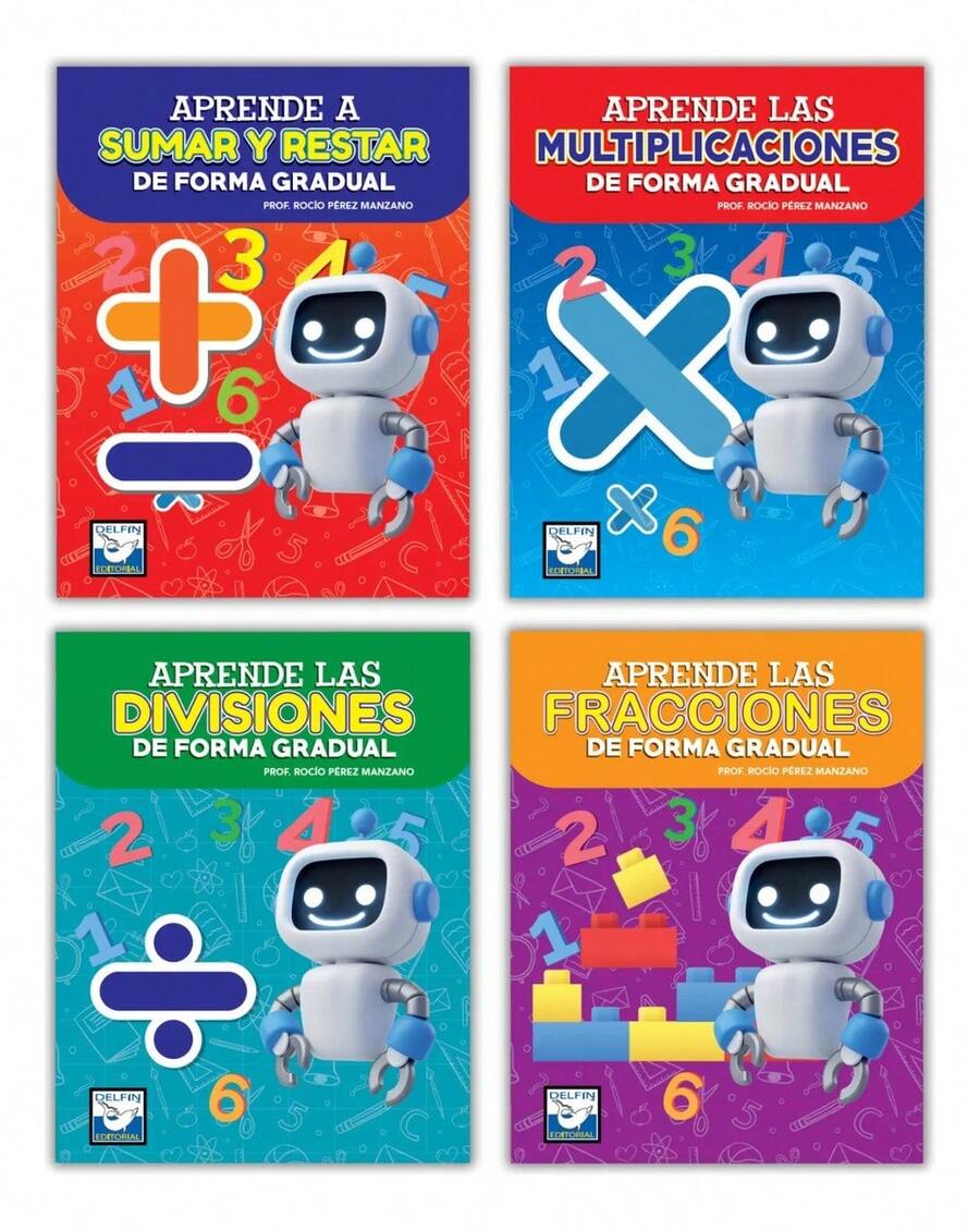 Aprende A Sumar Multiplicar Dividir Y Aprende Fracciones - Libro único - Ver 1