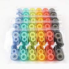 12/6 Transparent Macaron Color Correction Tape, Large Capacity, Smooth Continuous, Strong Coverage, Student Classroom Homework Correction, Office Note Correction, Ledger Decoration Highly Attractive Stationery Set - Multicolor - View 2