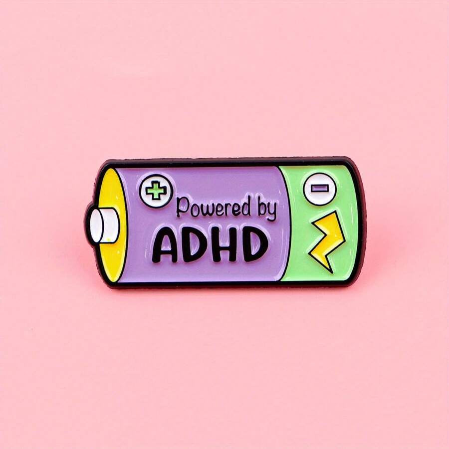 5pcs/1set Lapel Glass Enamel Badge And Brooch | Cool Decorative Badge, Suitable For Backpacks And Bags, Silicone Backing, Zinc Alloy Material - Multicolor - View 1