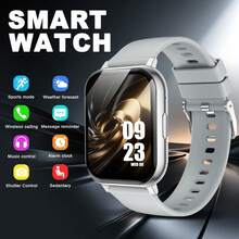 NcmRyu SmartWatch 新款熱銷智慧手錶：中性矽膠錶帶智慧手錶，具備通話/接聽、計步、卡路里計算、多種運動模式、遠端拍照、音樂控制、鬧鐘提醒與訊息通知功能。此款為 180mAh 鋰電池多功能運動智慧手錶。 - 彩色 - 查看 13