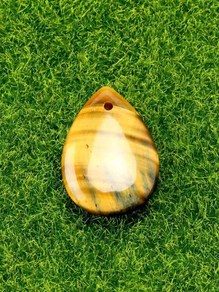 1PC Natural Stone Teardrop Pendant - 18*25mm, Unique Bohemian Style, Suitable For Jewelry Making, DIY Bracelet Necklace Earring Accessories, Creative Handmade Women's Gift - Teardrop Pendant - View 12