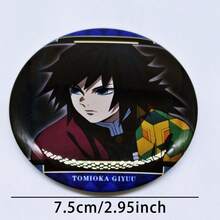 KIMETSU NO YAIBA 1 Set 8pcs 75mm Official Licensed: Giyu Tomioka & Muichiro Tokito & Individual Pool 6 Random Styles. Exquisite And Fashionable Anime Merchandise, Perfect For Collection And Gifting To Friends. - Multicolor - View 3