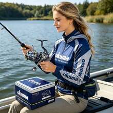 All-Metal OKUMA Fishing Reel 1000-5000 Metal Body Max 15KG Drag 5.1:1/5.5:1 Left Right Interchangeable Saltwater Freshwater Reel - Fishing Reel - View 6