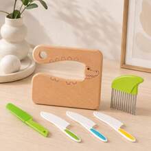 3/6PCS Fruit And Bread Slicing Set – Convenient For On-The-Go Use. Includes A Potato Cutter, Vegetable Peeler, Cutting Board, And Fruit/Vegetable Slicer-A Complete Set Of Tools For Outdoor Dining And Activities. - Multicolor - View 9