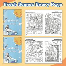 Ultimate Look & Find Challenge Book – Hidden Objects Search & Color Adventure, Focus & Observation Skill Builder For Home Learning Fun - Look & Find - View 2