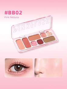 PINKFLASH Eyeshadow Palette With Buildable Blendable Colors And Long-Lasting Powder Texture, Contains Matte And Shimmer Finishes For Multi-Purpose Makeup Looks. It's For Gen Z And Y2K Styling, An Ideal Gift For Valentine's Day And New Year.F35 - #BB02 - View 1