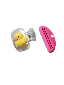 Yellow Duck Pattern Portable Toothbrush Holder, Cute Duck Shape, Travel Toothbrush Storage Box, Portable Toothbrush Head Protective Clip, Toothbrush Storage Clip, Toothbrush Protective Cover, Protect Toothbrush Head, Convenient To Carry, Dust-Proof Toothbrush Head Cover, Best Gift For Lovers, Friends, Family, Teachers, Travel Enthusiasts, Essential For Home, Dorm, Back To School Season - Multicolor - View 13