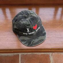 1 pieza Gorra de béisbol vintage de estilo coreano Chao Ins con estampado de leopardo, camuflaje y corazón, ala plana, estilo americano, para hombres y mujeres - Multicolor - Ver 9