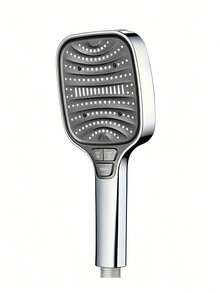 8-Mode Pressurized Filtration Square Shower Head Set, Large Panel Handheld Shower Head With 8 Adjustable Water Flow Modes, Durable Plastic Construction, Modern Fashion Style, G1/2 Universal Interface, Powerful Filtration Pressurized Square Shower Head And High-Flow Rain Shower System, Suitable For Home And Hotel Bathrooms, Essential Accessory For Modern Bathrooms And RV Bathrooms, Upgrade Your Bathroom, Provide Comfortable Bathing Experience, Ideal Choice For Holiday Gifts And Bathroom Renovation - Silver-c - View 13