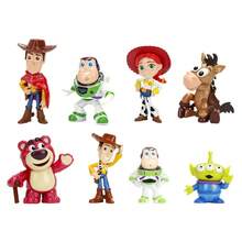 Simba JadaToys Toy Story 合金人偶套組 – 胡迪、巴斯光年、潔西與外星人，金屬展示收藏品，適合送禮 - 彩色 - 查看 1