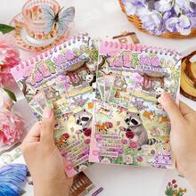 Sticker Book, Cute Animal Theme Sticker Book, Vibrant Colors And Exquisite Illustrations, Multi-Functional Scrapbook Sticker Decoration Art Journal, Card Making, Handmade Art DIY Stickers, Back To School Gift School Supplies - Sticker Book - View 8