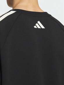 Adidas 男士 ST SPORTS CREW 針織運動衫 KC2850 - 黑色 - 查看 6