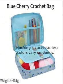 54 piezas Juego de Crochet Multicolor para Principiantes, Herramientas de Tejido DIY, Kit de Almacenamiento de Herramientas de Tejido para Principiantes, Adecuado para Suéter Hecho a Mano para Mascotas, Bolsa Pequeña, Accesorios Colgantes, Color Aleatorio - Multicolor - Ver 6