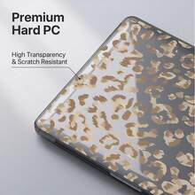 2件裝水晶煙燻透明全包覆保護硬殼，適用於MacBook/Matebook，防刮耐衝擊PC保護殼，附散熱孔，相容13 Neo/13.3 Air/13.3 Pro/13.6 Air/14.2 Pro/15 Air/16.2 Pro/D16/14 Ultra - 查看 3