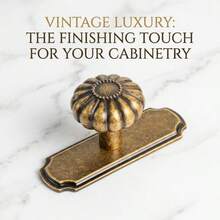 2/6pcs Vintage Pumpkin Shaped Cabinet Knobs/Pulls With Backplate, 1.25 Inch Diameter Drawer Handles - Bronze - View 3