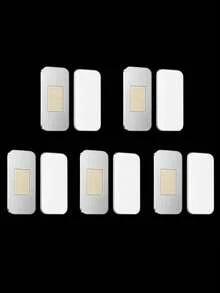 4 paia di fermi magnetici ultra sottili per armadi, magneti per ante senza foratura con nastro biadesivo forte, fermi magnetici nascosti per porte pesanti per cucina, armadio, cassetto, porta scorrevole - Multicolore - Visualizzare 9