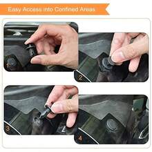 100PCS 8mm Car Fastener Clips, Large Capacity Set, Universal Automotive Clips, Securely Lock Mudguards, Liners, Trunk Panels And Bumpers, Replacement For Aged Clips, Essential Repair Accessories - 100pc 8mm Fastening Clips - View 9