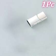 1Pc/2Pcs Magnetic Buckle, Flat Rectangular Magnetic Buckle, Inner Hole With Rounded Corners, Wrist Cord Buckle, Craft Jewelry Accessories Making Material, Jewelry & Watch Accessories > Jewelry Accessories > Bracelet Accessories, Jewelry Making Supplies Category, DIY Jewelry Accessories, Bracelet Connector Buckle - Multicolor - View 23