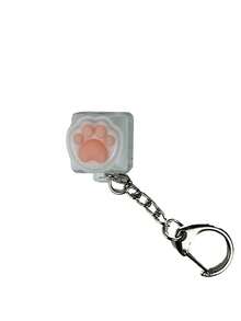 Cat Paw Shaped Stress Relief Keyboard With Cat Paw Keychain, Phone Charm And Mechanical Keyboard Clicking Sound, Suitable For Back To School Season And Teenagers To Relieve Stress, - View 10