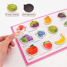 Children's Magnetic Fruit Learning Book, Perfect Gift For Son And Daughter - Magnetic Book-fruit Knowledge - View 5