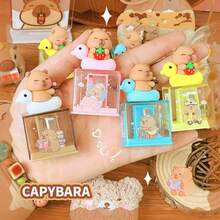 Capybara 3D Pencil Sharpener, Random 1pc Cute Cartoon Capybara Pencil Sharpener, Portable Pencil Sharpener For Students, Back To School Stationery Supplies - Multicolor - View 2