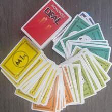 Hasbro Monopoly 房地產大亨桌上遊戲卡牌派對必選卡，生日禮物 - 彩色 - 查看 3