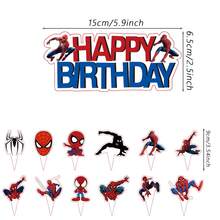25pcs Cake Topper,Cupcake Toppers, Birthday Decorations, Theme Party Supplies, Cake Decorations, Birthday Party Decorations - Cartoon - View 3