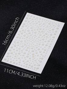 1 Set de Joyería Corporal y Facial Estilo Pegatina para Cejas, Labios y Frente Sin Perforación - Multicolor - Ver 3