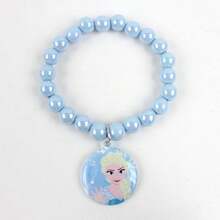 Cerdá Set de Belleza con Bolsito Frozen para Niña - Neceser Turquesa Transparente con Accesorios Pelo (Coletero, Horquillas y Pulsera), Licencia Oficial Disney, Talla Única, Ideal Regalo y Viaje - Opción 1 - Ver 4