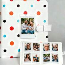 1 pieza Álbum de fotos con 272 bolsillos adecuado para fotos de 2x3 pulgadas, apto para el álbum de colección de películas Fujifilm Mini - Multicolor - Ver 6