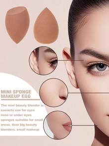 Set di 5 pennelli professionali per il trucco, pennello per blush di alta qualità, pennello per contouring, pennello per ombretti, pennello per illuminante, strumenti per il trucco per una base impeccabile - Caffè Marrone - Visualizzare 8