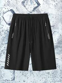 Men's Athletic Running Shorts - Quick Dry, 7 Inch | Sports Black - Black - View 4