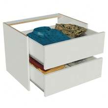 MADESA Storage Drawers - White - View 5