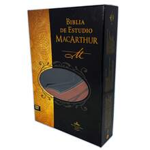 MacArthur Study Bible RV1960 Two-Tone Brown Imitation Leather With Index 20,000 Study Notes And 50 Bible Maps - Single Book - View 6