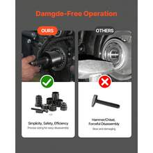 Wheel Bearing Press Kit, 23 PCS FWD Bearing Puller Tools, For Front Wheel Drive Bearing Removal And Installation, Wheel Bearing Tool With Sliding Screw, Bushings, Sleeve Plates, Storage Case - 23PCS FWD Wheel Bearing Puller - View 4