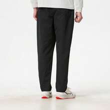 Nike Club Stylish, Simple, Casual, Versatile Mid-Rise Athletic Pants For Men - Black - View 3