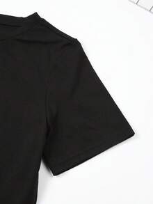 Women T-Shirts - 黑色 - 查看 2