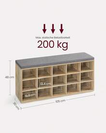 Scarpiere - Marrone turchese + grigio tortora - Visualizzare 3