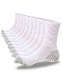 10 pares de calcetines deportivos para hombre, malla transpirable, absorción de humedad y resistencia al olor, adecuados para fitness, correr, senderismo al aire libre, fútbol y otros deportes - Multicolor - Ver 10